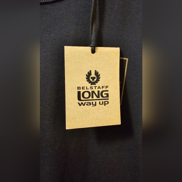 BELSTAFF LONG WAY UP Motorcycle Collection 100% Cotton T-Shirt Black Mens Size M - Picture 8 of 11